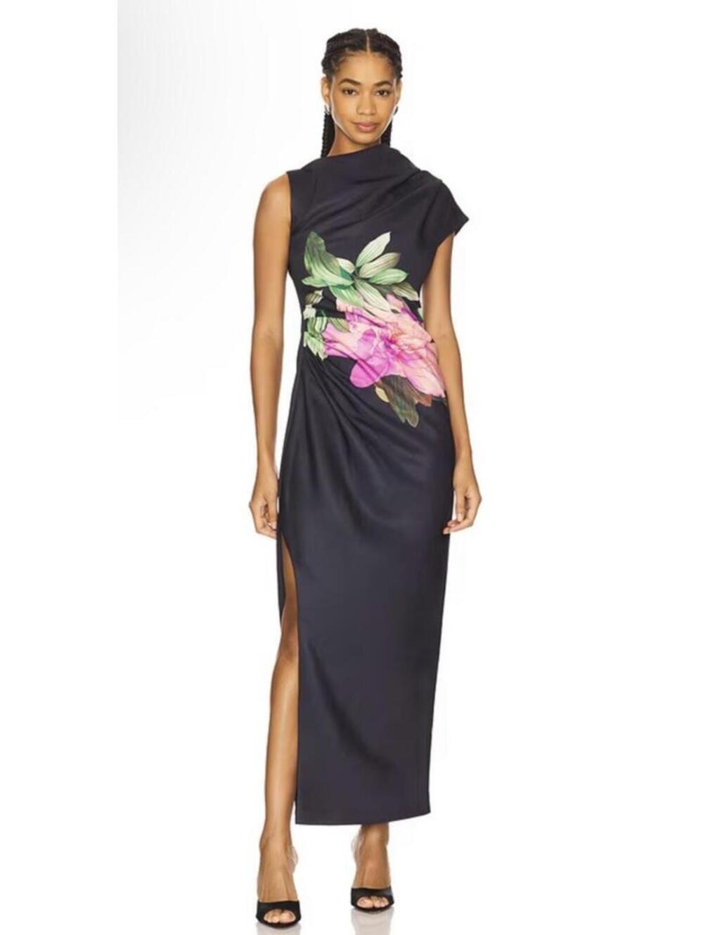 New ELLIATT Azelie Gown in Black Sz M $278